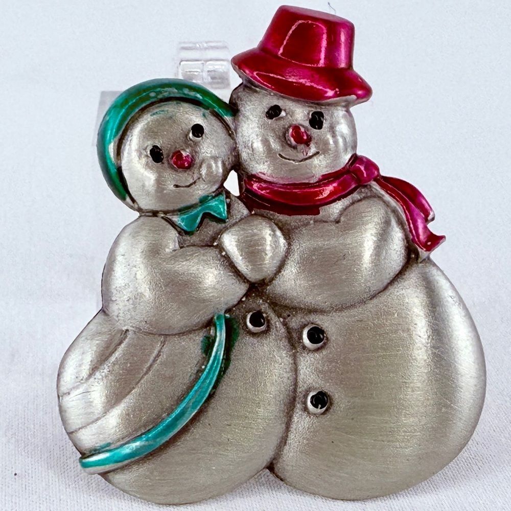 JJ Jonette Vintage Christmas Brooch